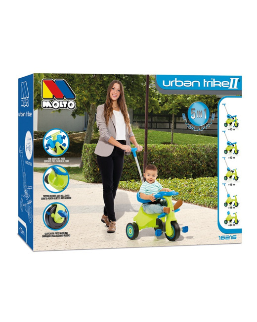 Tricycle pour enfants Urban Trike II City 5 en 1