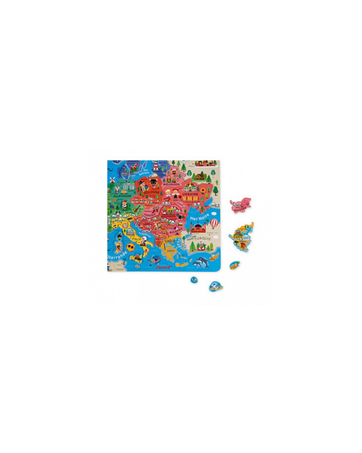 puzzle carte europe magnetique