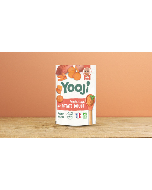 Purée lisse de Patate Douce bio