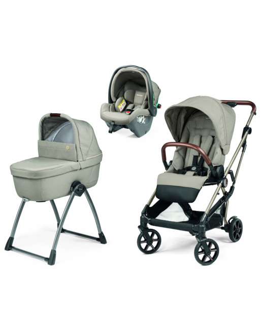 Poussette trio vivace + siège auto primo viaggio slk + nacelle culla belvedere avec support de nacelle
