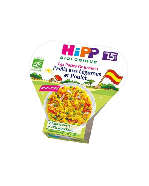 Paëlla aux Légumes et Poulet - dès 15 mois