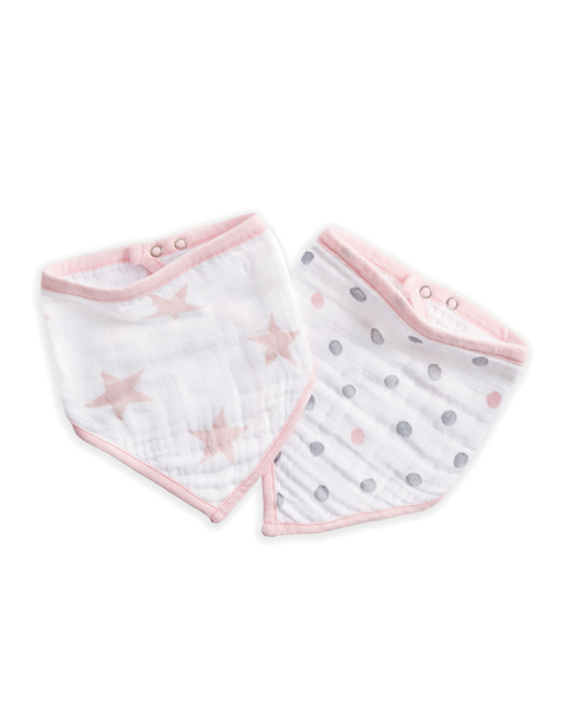 Pack de 2 bavoirs bandanas 