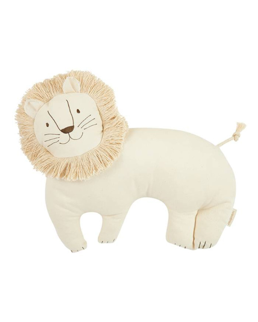 Coussin coton bio Lion
