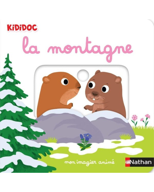 Mon imagier animé Kididoc - La montagne