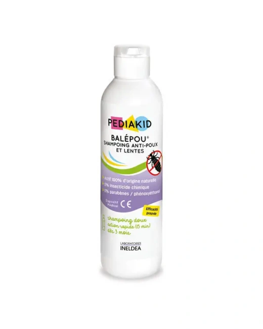 Shampoing anti-poux et lentes Balépou