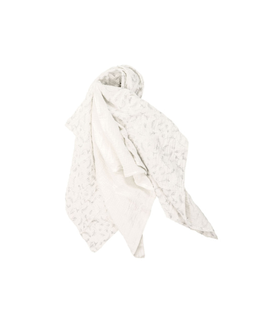 Lot de 3 langes en coton bio Leafy Bunny