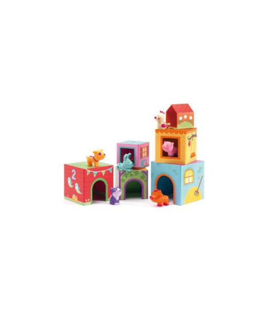 6 Cubes imagiers Topanifarm