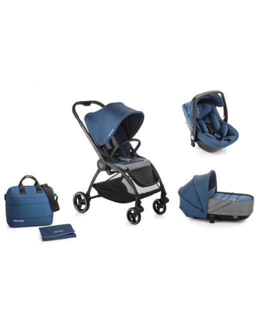 Trio poussette Outback, siège auto Beone et nacelle Crib