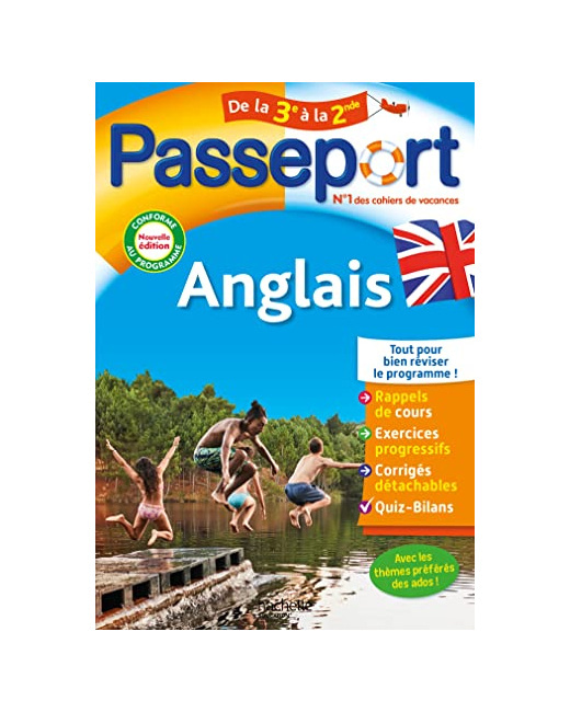 Passeport Anglais De la 3e à la 2nde - Cahier de vacances 2023
