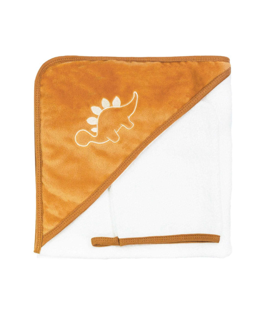Cape de bain bébé + gant