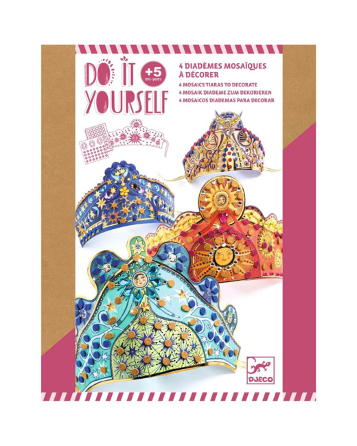 Kit créatif Diadèmes mosaïques à décorer