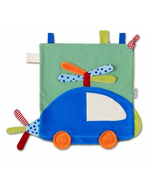 Doudou Etiquettes Hélicoptère