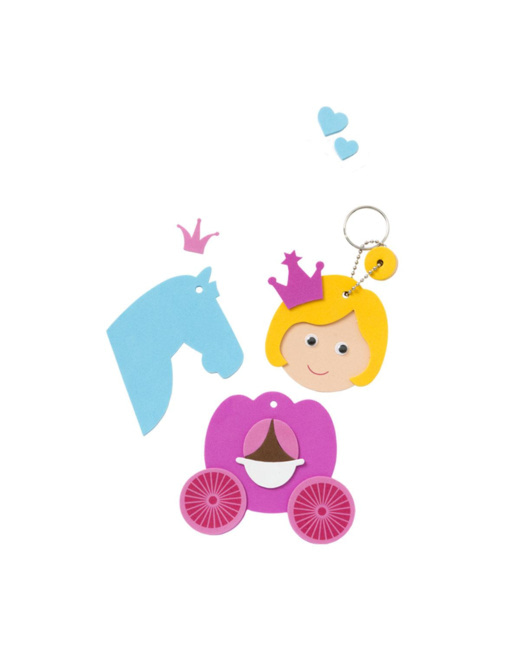 6 porte clefs Princesses à créer