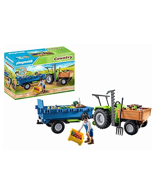 Playmobil Country - Tracteur avec remorque