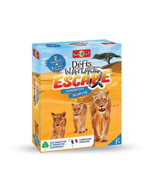 Jeu éducatif Défis Nature Escape - Mission Survie