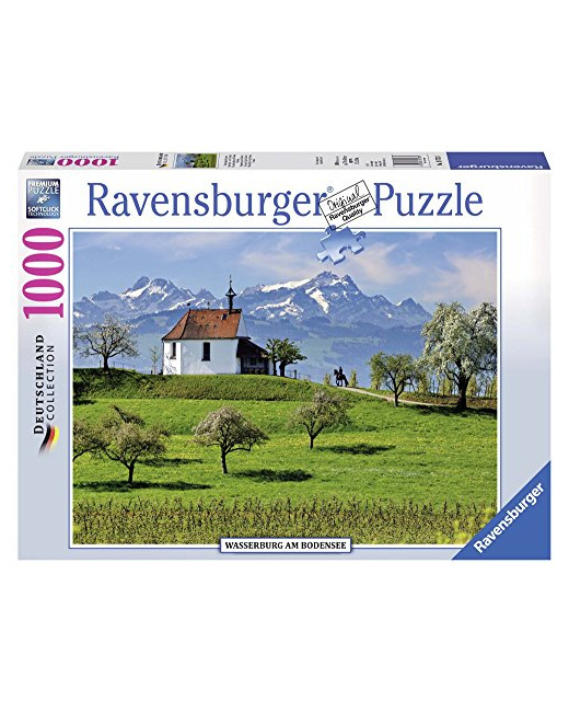 Puzzle - Château fort entouré d'eau au lac de Constance - 1000 pièces