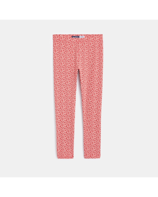 Leggings imprimés all over rose fille