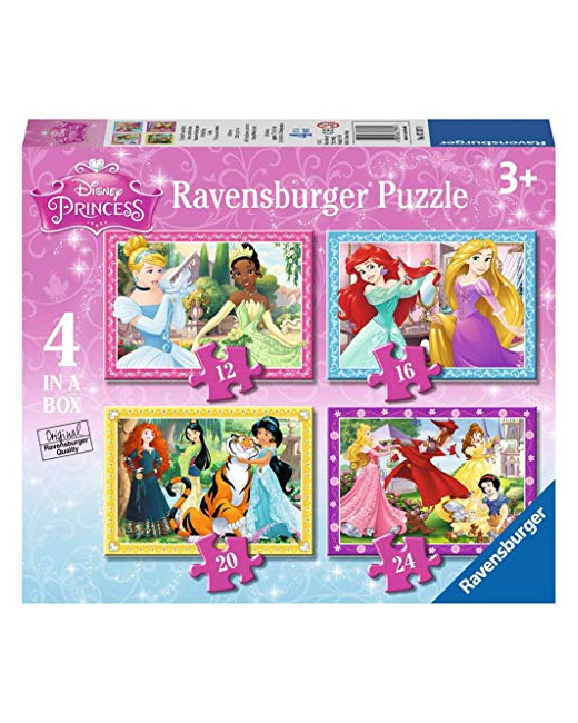 Puzzles - Princesses Disney - 12, 16, 20 et 24 pièces