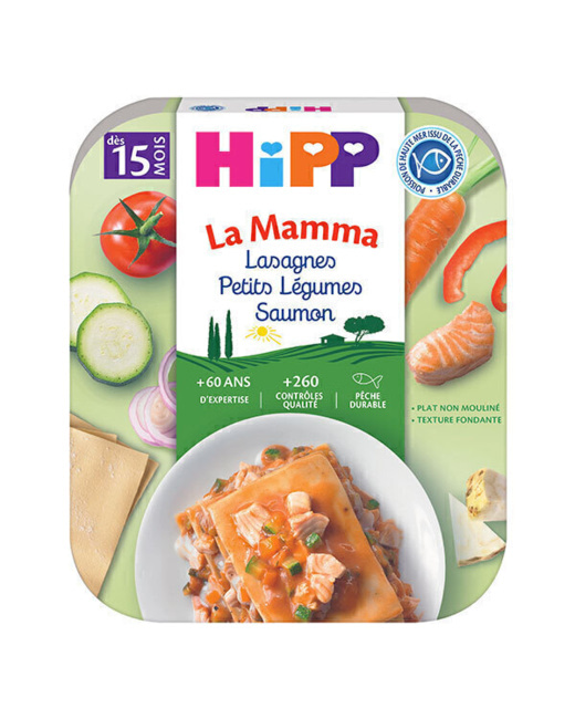 Lasagnes petits légumes Saumon La Mamma