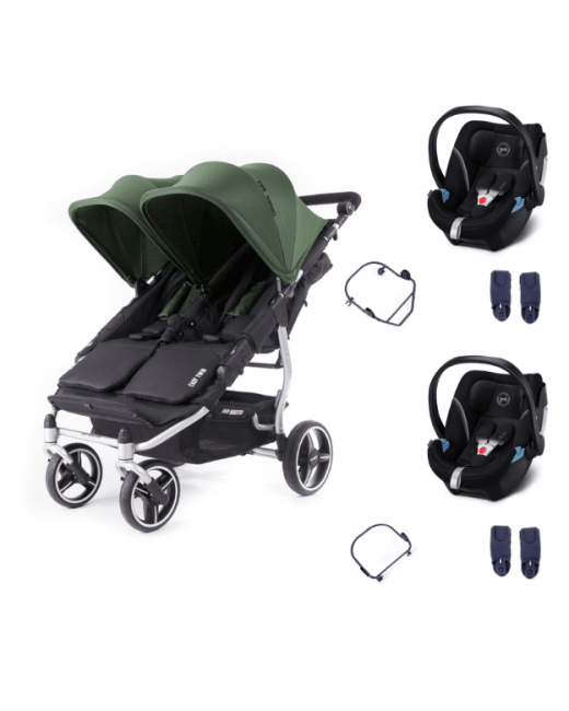 Poussette double 2 coques new arrivals