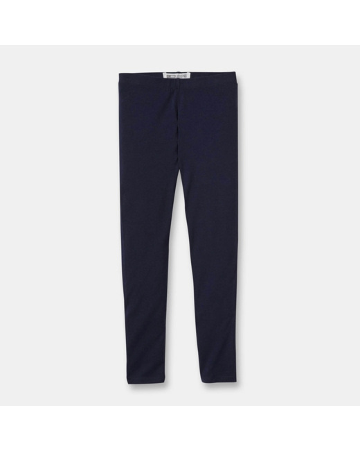 Leggings unis bleu fille