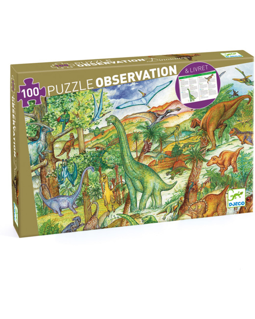 Puzzle observation Dinosaures