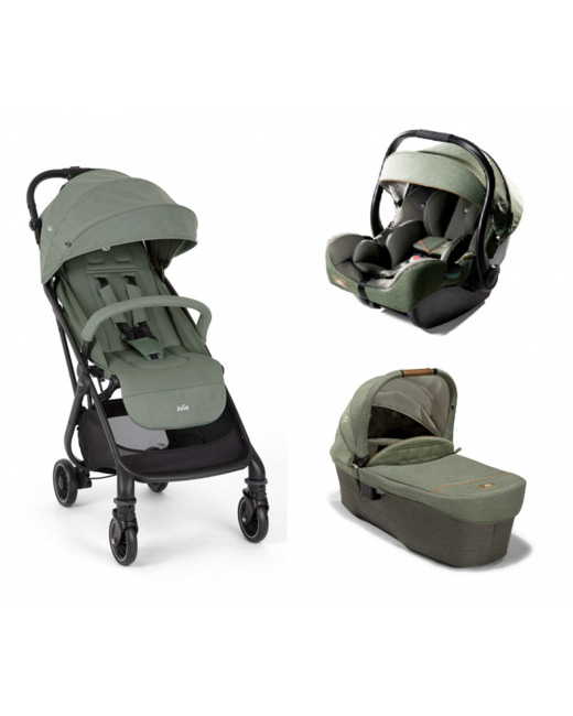 Poussette trio tourist + siège auto i-jemini + nacelle ramble xl 