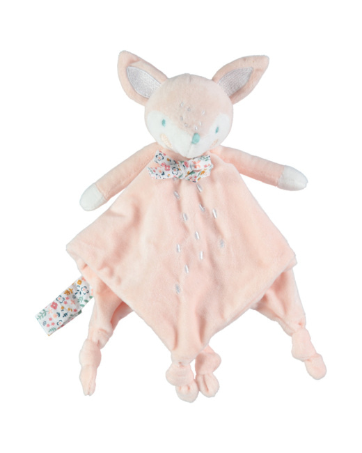 Doudou mouchoir renard en velours