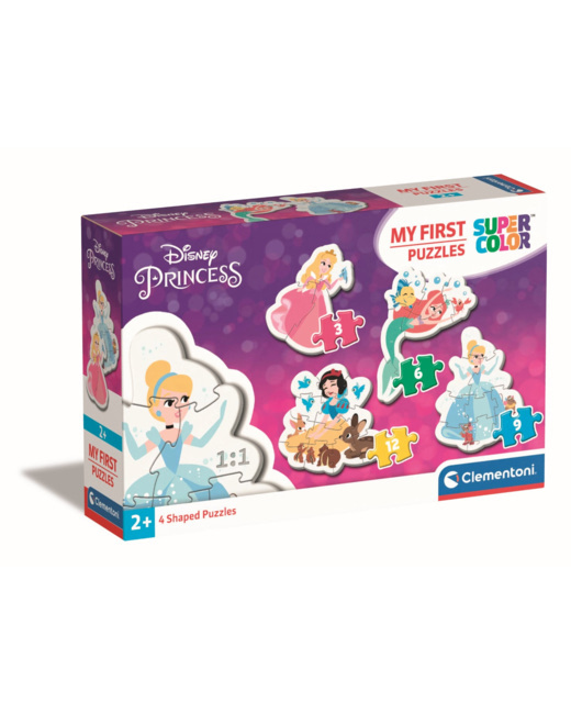 Puzzle Disney Princess - 1x3 + 1x6 + 1x9 + 1x12 pièces