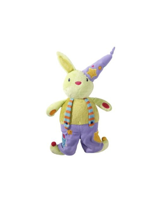 Doudou bebe lapin et sa boite cadeau 