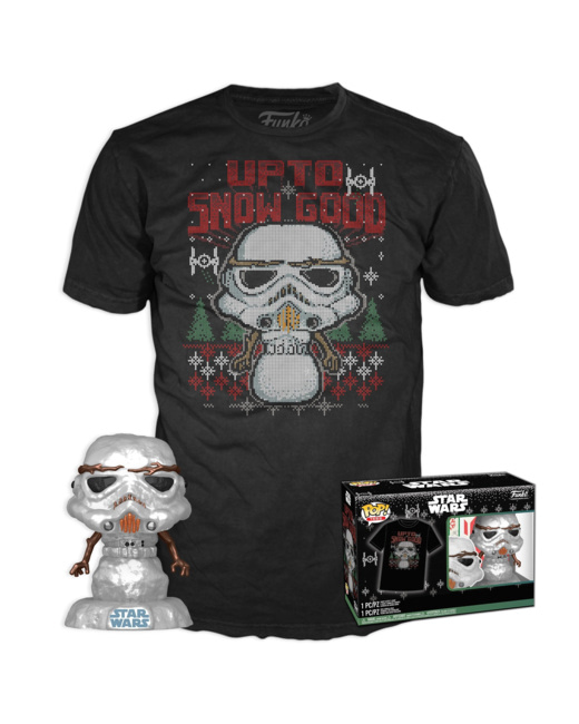 Figurine Stormtrooper avec Tee Shirt Star Wars Pop