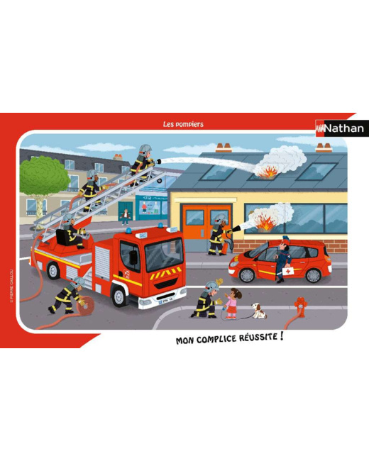 Puzzle Les pompiers - de 3 ans