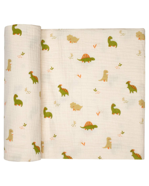 Maxi lange en gaze de coton, Dino