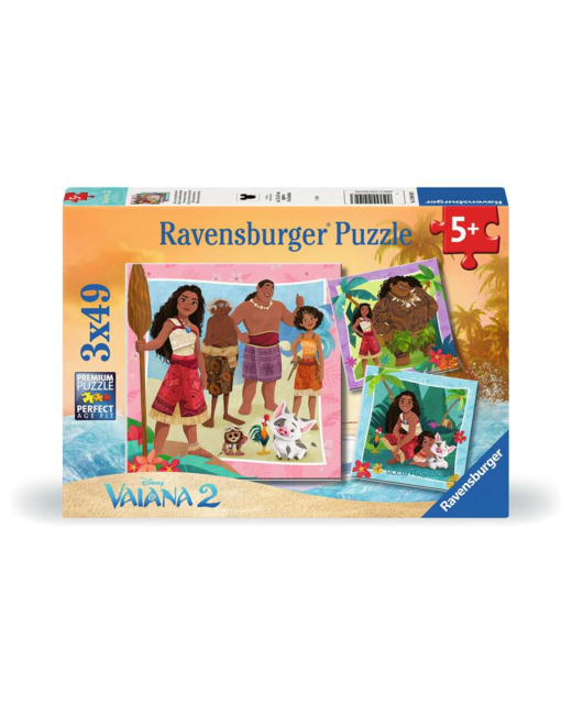 Puzzle Vers de nouvelles aventures / Vaiana - de 5 ans