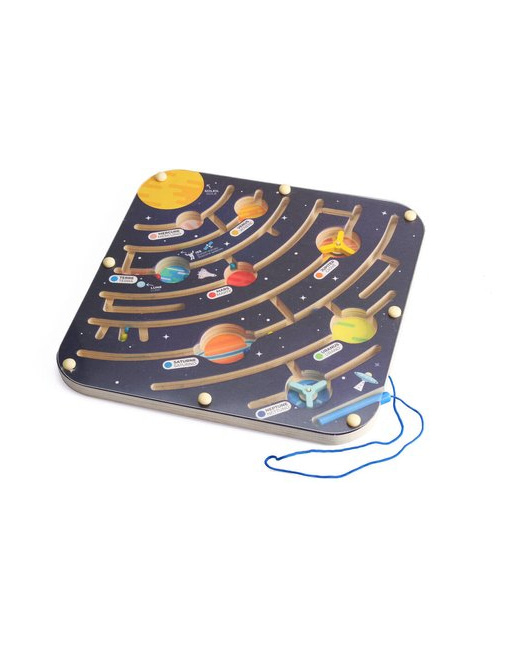 Jeu en bois Labyrinthe Magnetique - Planètes