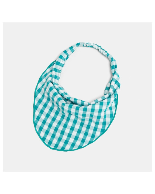 Bandeau style fichu à carreaux