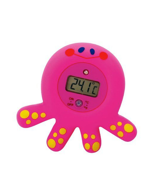 Thermomètre de bain électronique pieuvre