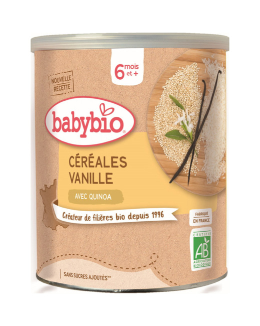 Nestlé Bébé P'tite Céréale Céréales déshydratées Vanille - dès 6 mois -  Boîte de 415g : : Epicerie