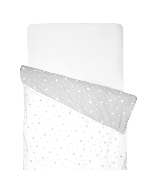 Housse de couette bébé réversible en coton Stella