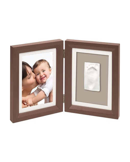 Cadre photo et empreinte 2 volets