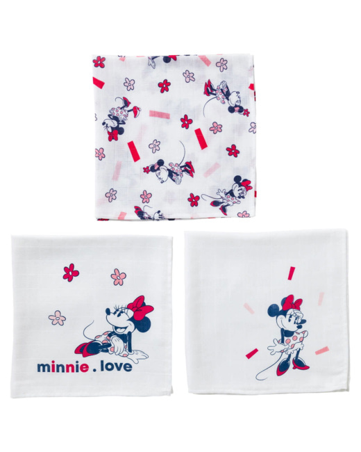 Lot de 3 langes Minnie Confettis