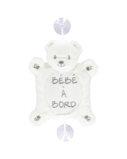Bébé à bord Léon peluche à ventouses