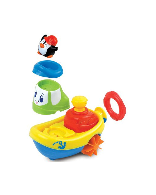 Bateau de bain et capitaine