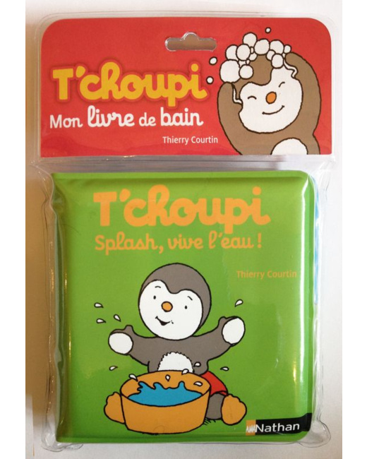 Livre de bain T'choupi Splash, vive l'eau 