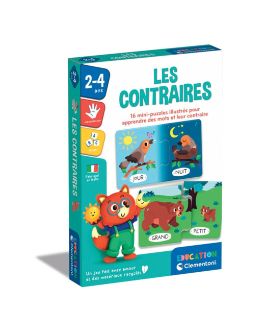 Jeu éducatif Les contraires