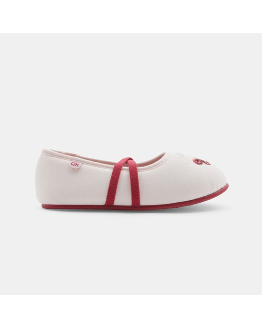 Chaussons ballerines papillon rosess fille