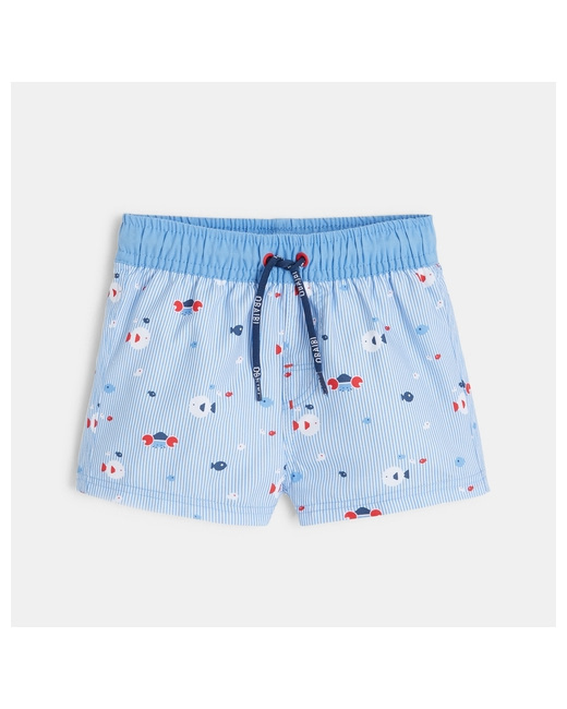 Short de bain anti UV rayé
