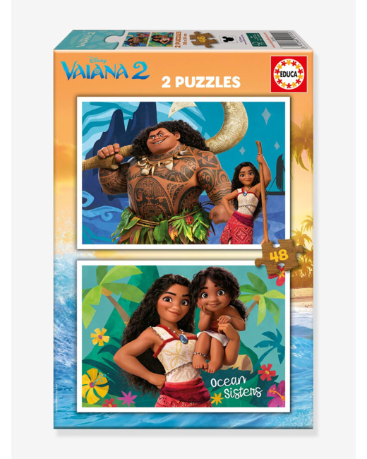 Lot de 2 puzzles Disney Vaiana 2
