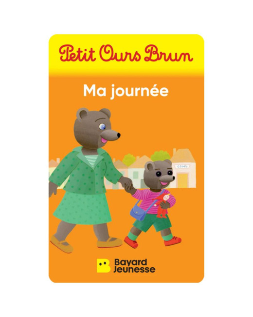 Carte Petit Ours Brun - Ma journée