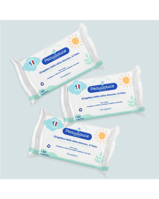 Lot de 3 lingettes